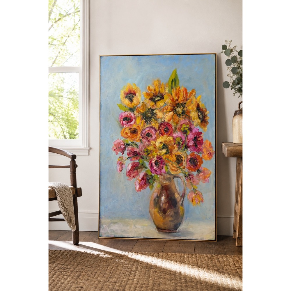 Sunday Before Breakfast Original Oil Painting by Jody Scott Olson 36x24 Framed